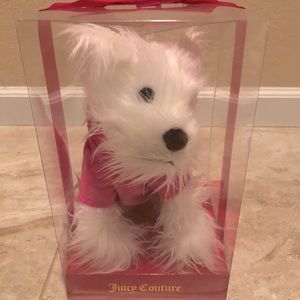 🩷New Viva La Juicy-Juicy Couture white fluffy dog swag🩷